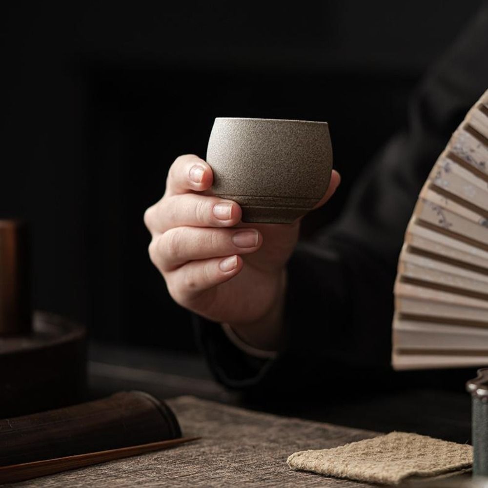 Coffee Tea And Sugar Set - Kung Fu Tea Set Japanese Stoneware