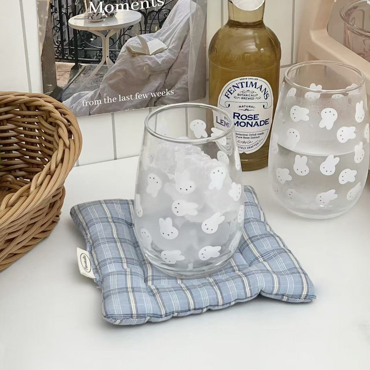 Cute Miffy Rabbit Printed Glas - огляд і ціна Coffee Tea With Milk