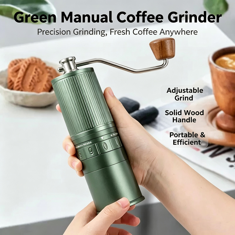 Hand-Crank Coffee Grinder, Pou - огляд і ціна Burr Hand Grinder