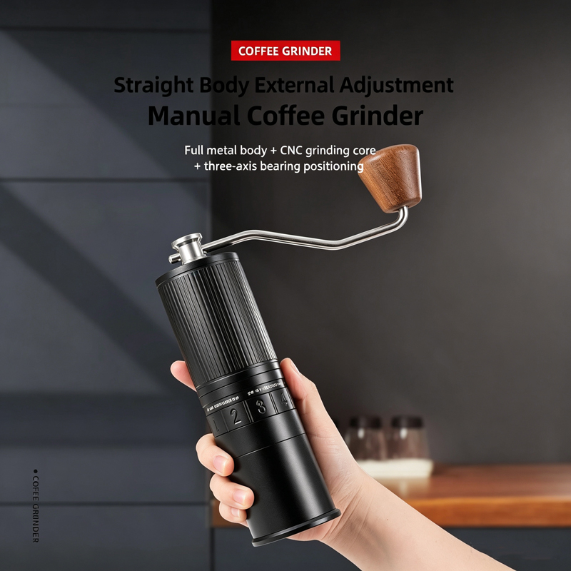 Hand-Crank Coffee Grinder, Pou - огляд і ціна Burr Hand Grinder
