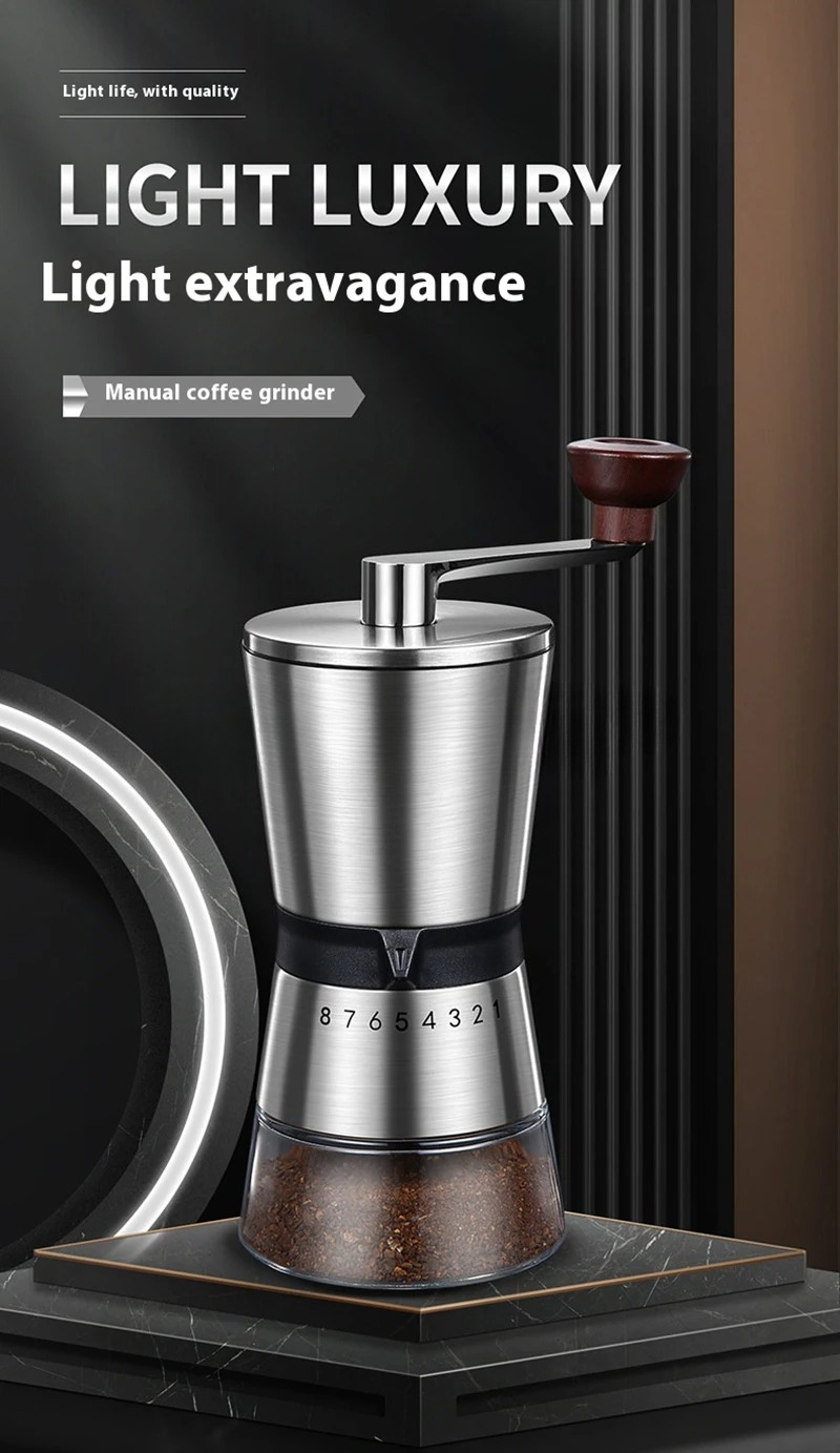 Adjustable Home Portable Coffe - огляд і ціна Burr Hand Grinder