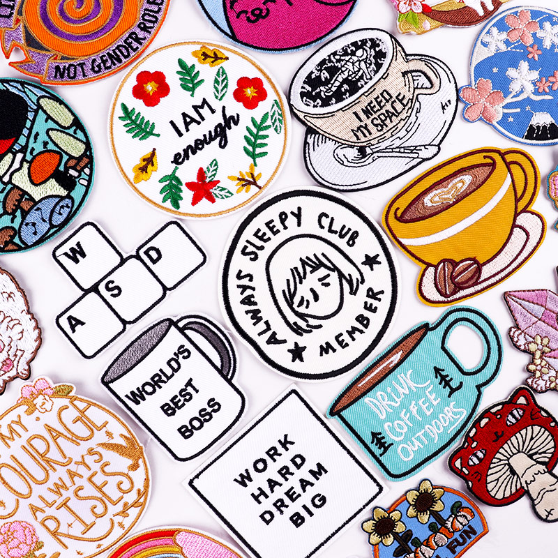 Coffee Cup Patches On Clothes  - огляд і ціна Coffee Tea Name