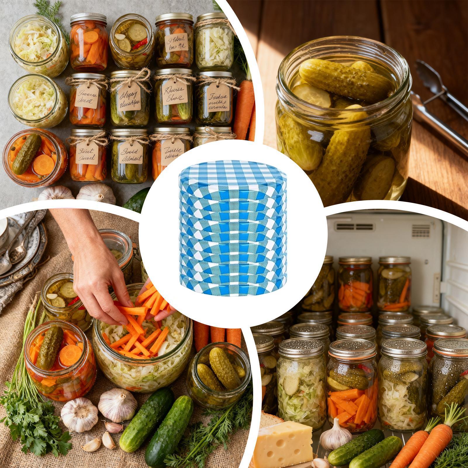 Canning Jar Lids 50 Piece Leak - огляд і ціна Coffee Tea & Jane