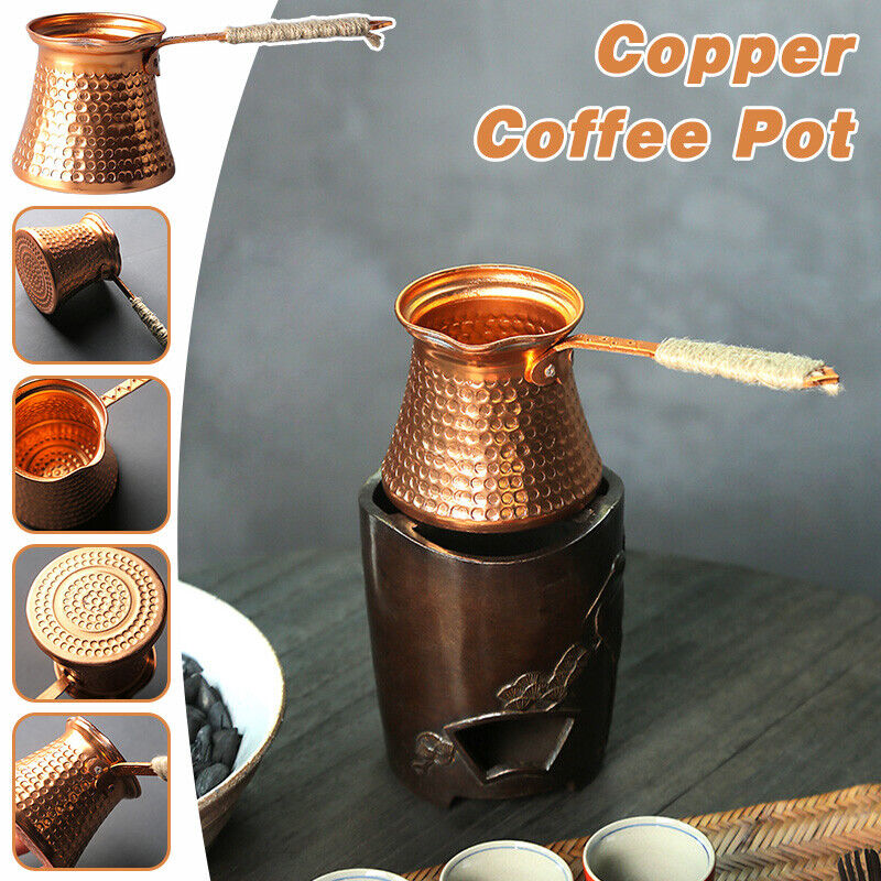 Coffee Pot Antique Copper Turk - огляд і ціна Moka Pot Stove