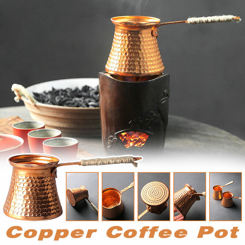 Coffee Pot Antique Copper Turk - огляд і ціна Moka Pot Stove