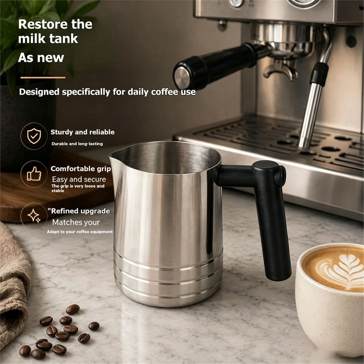 Replacement Milk Frothing Pitc - огляд і ціна Barista Milk Jug