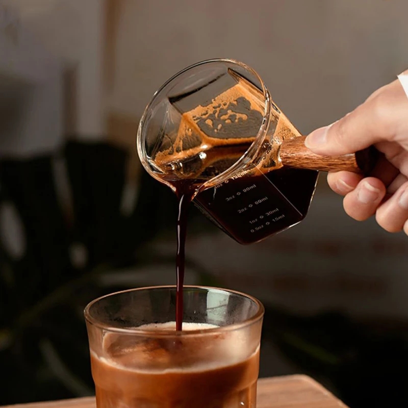 FOME Glass Coffee Measuring Cu - огляд і ціна Barista Milk Jug