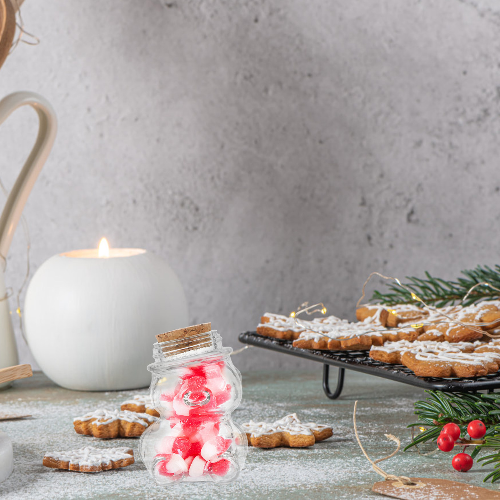 4Pcs Transparent Glass Candy J - огляд і ціна Coffee Tea And Sugar Set