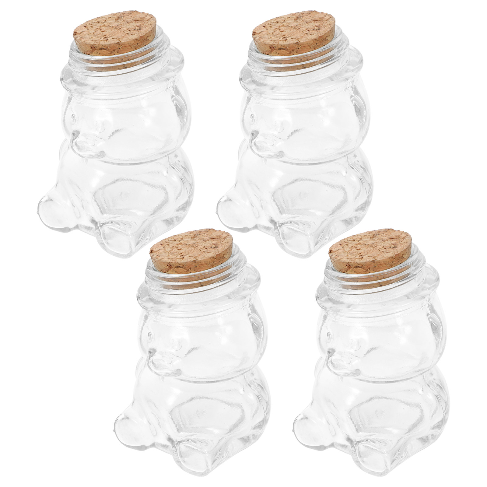 4Pcs Transparent Glass Candy J - огляд і ціна Coffee Tea And Sugar Set