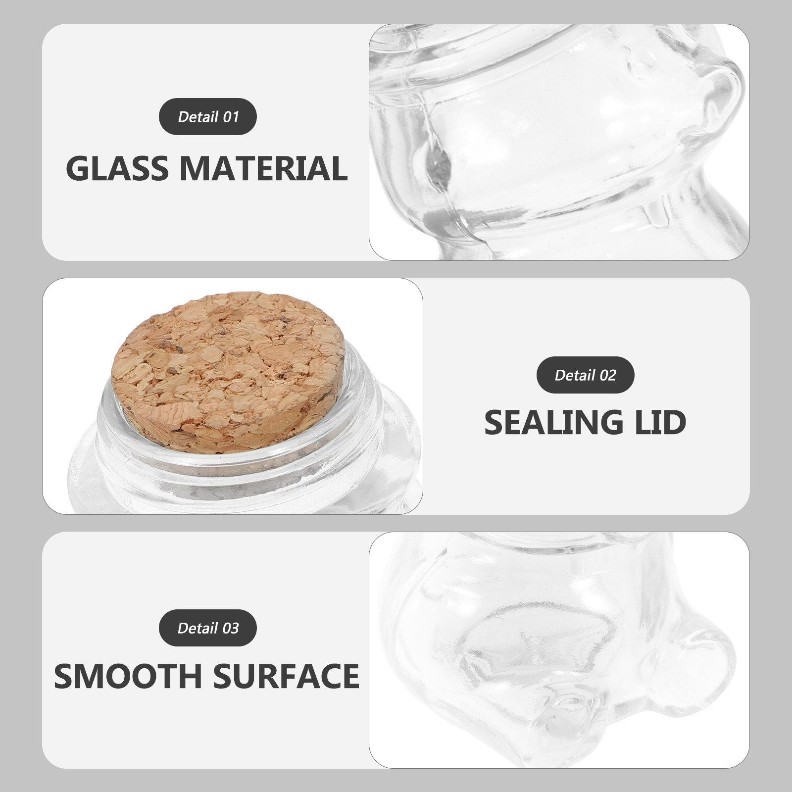 4Pcs Transparent Glass Candy J - огляд і ціна Coffee Tea And Sugar Set