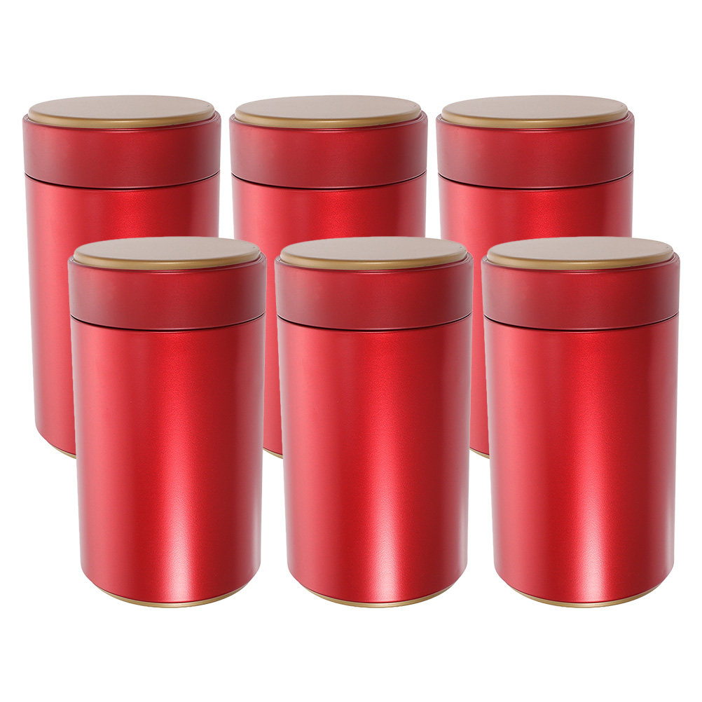6Pcs Tinplate Tea Tin Canister - огляд і ціна Coffee Tea Sugar